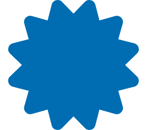 Icon of Award Seal in WFDF Blue
