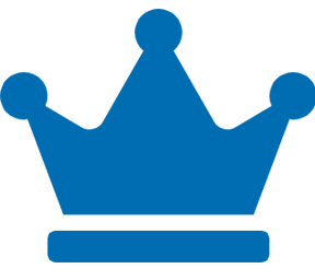 Icon of Crown in WFDF Blue